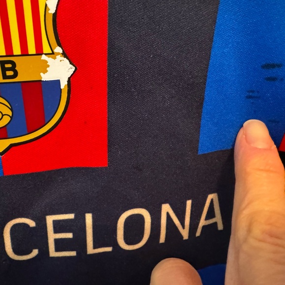 Kids FC Barcelona MESSI Jersey - Red, Blue, Black size 8 - Picture 2 of 5